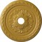 Ekena Millwork Palmetto Ceiling Medallion (Canopies up to 3 5/8"), 23 5/8"OD x 3 5/8"ID x 1 5/8"P, Iridescent Gold CM23PMIGS - alternate 1